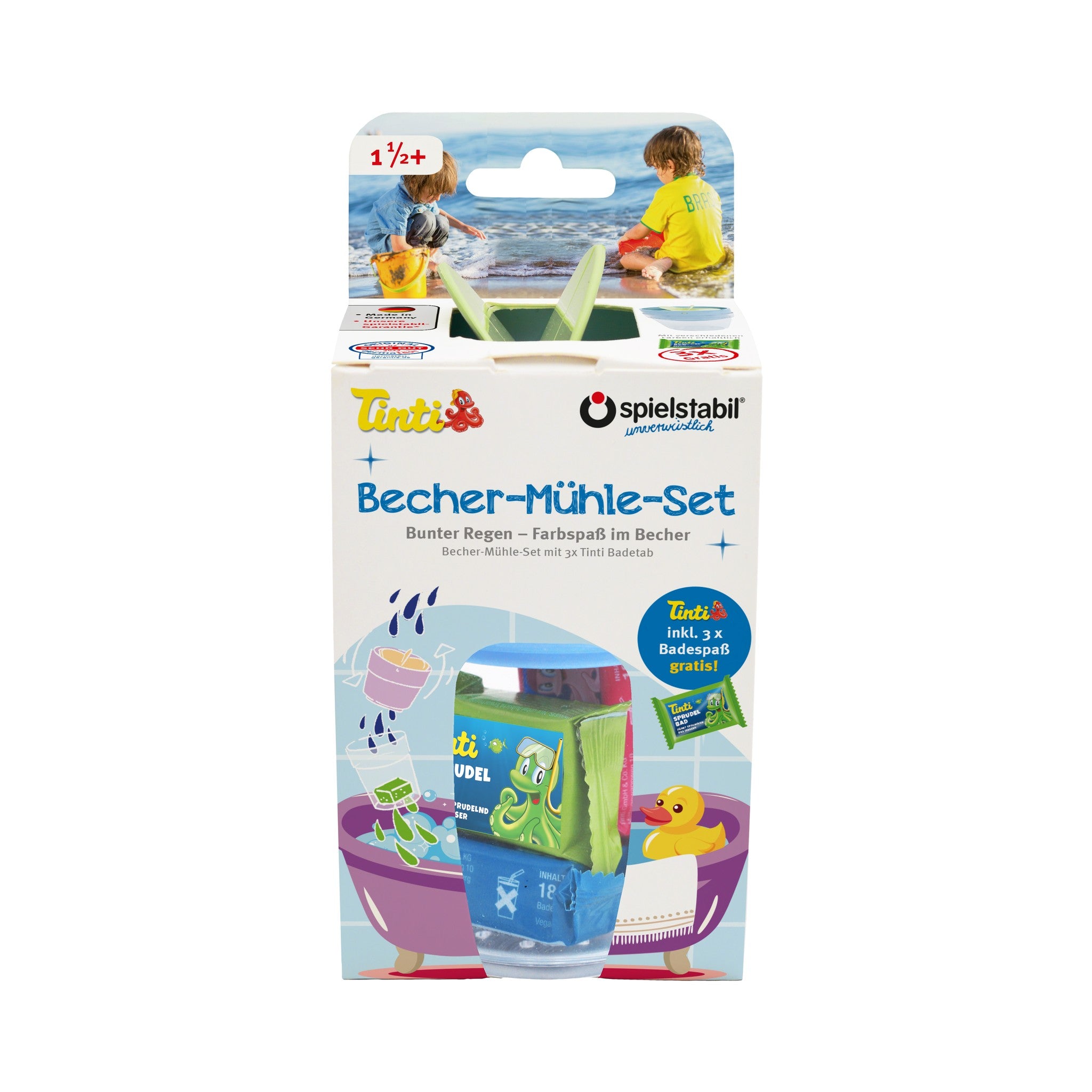 Becher-Mühle-Set pastell