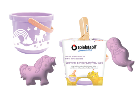 Einhorn & Meerjungfrau Set 4-teilig