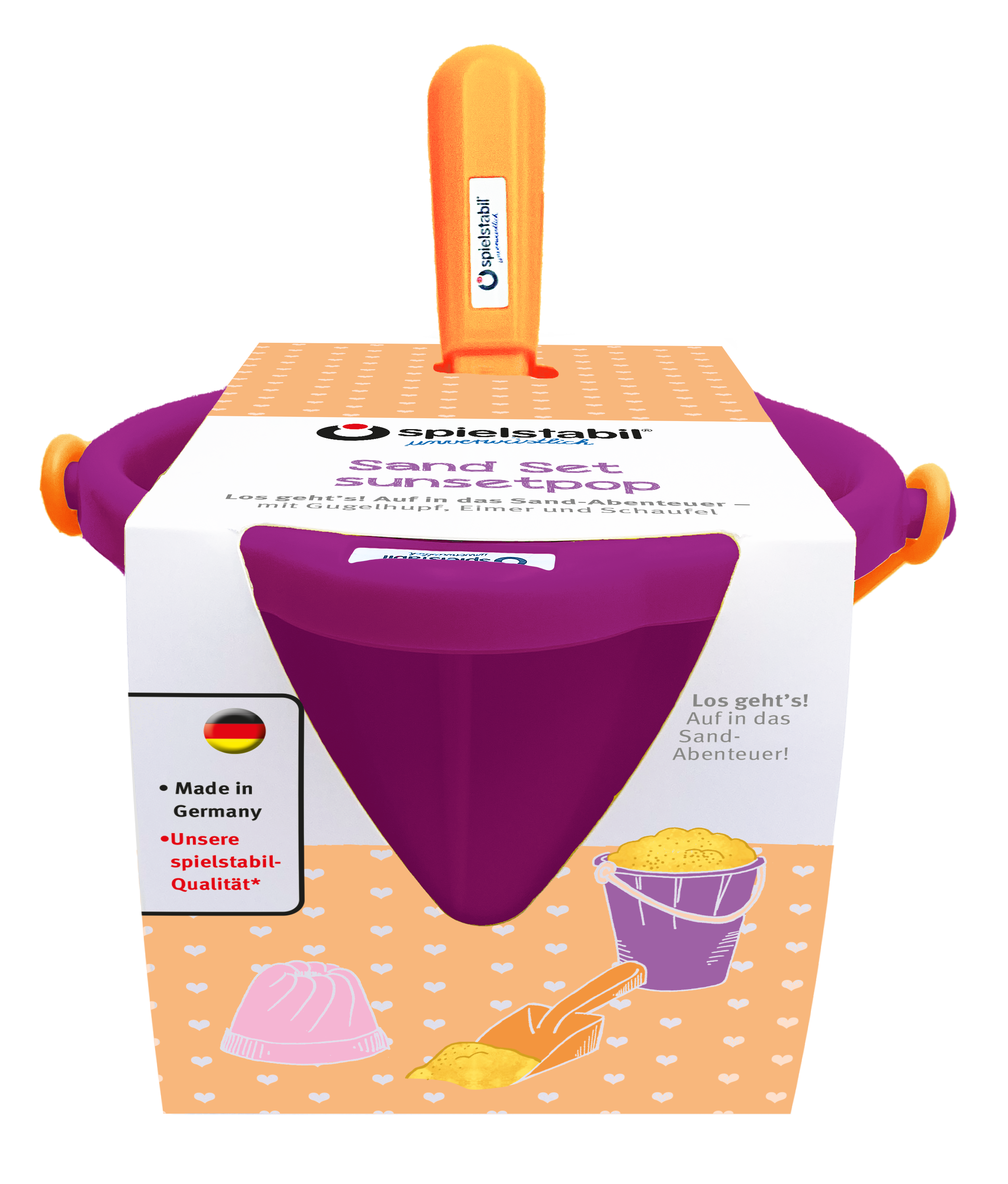 Sand-Set  3-teilig sunsetpop