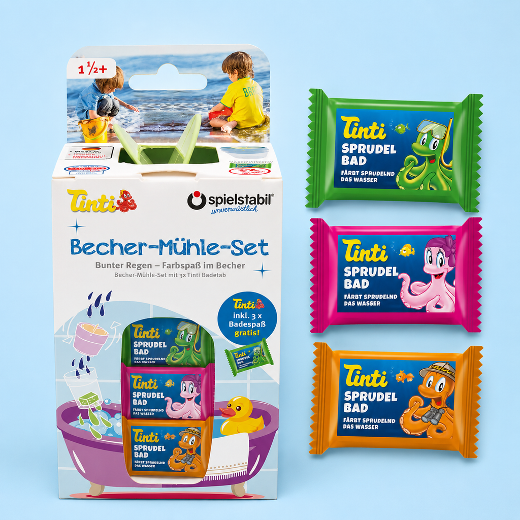Becher-Mühle-Set pastell