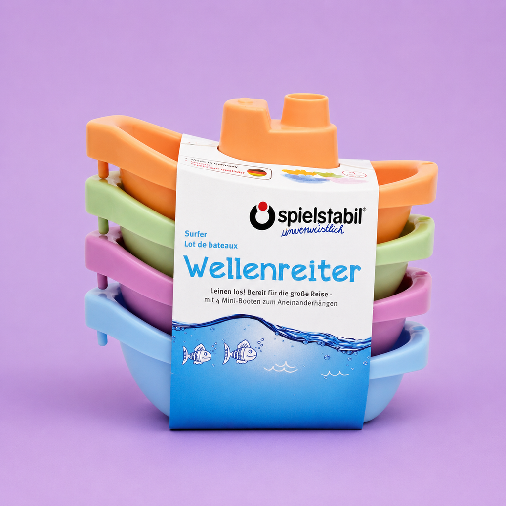 Wellenreiter 4-teilig pastell