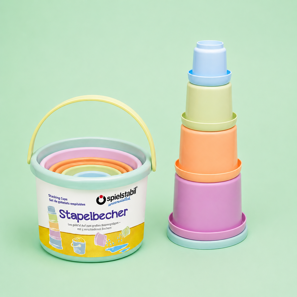 Stapelbecher Pastell