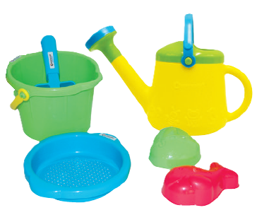 Sand-Set fashion 6-teilig im Matchsack